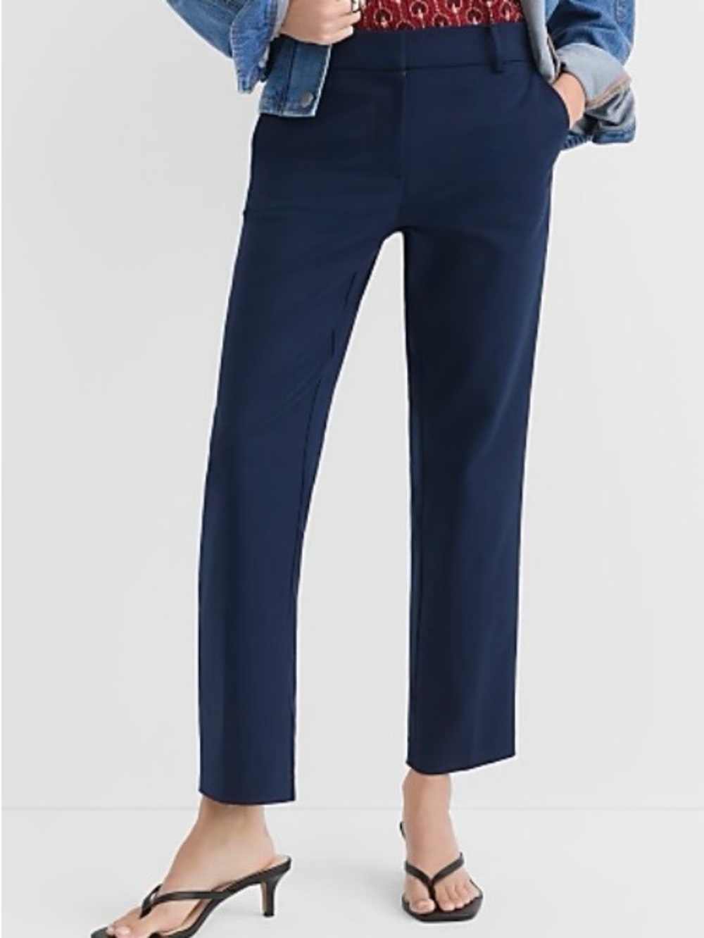 LOFT Navy Skinny Women's Rivieta Ankle Pants 4P NWT